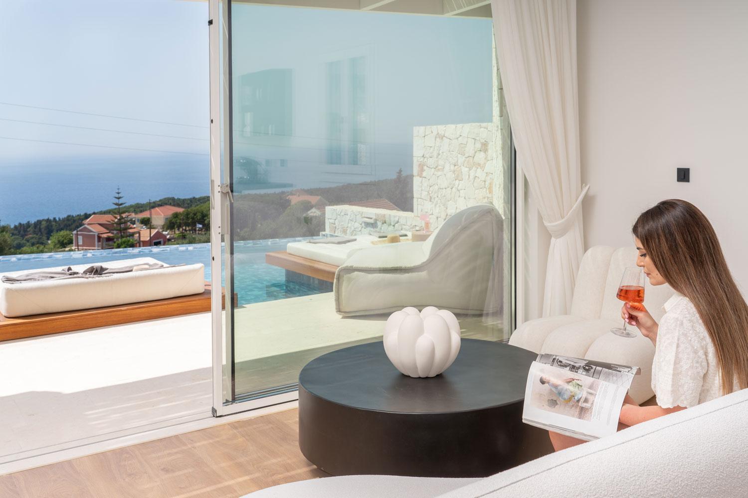 Casta Diva Luxury Accommodation Fiskardo Room photo